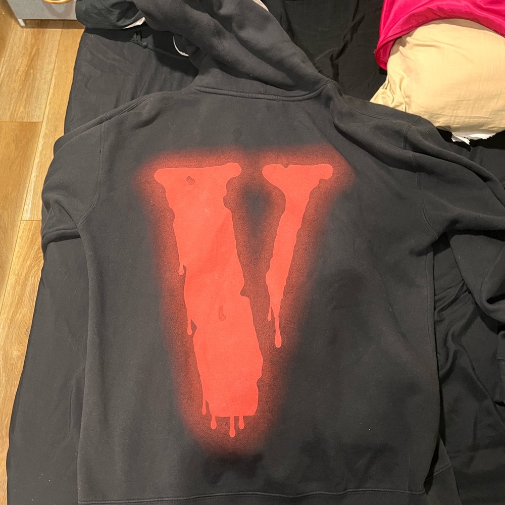 Black and orange Vlone hoddie (LOWEST PRICES)